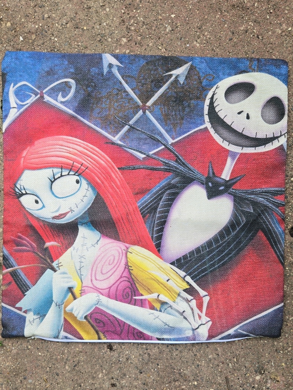 Like New Nightmare Before Christmas throw pillow cover